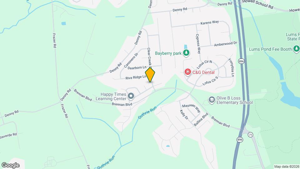 136 Clear Creek Dr, Unit 101 Mapa y Detalles de la Ubicación