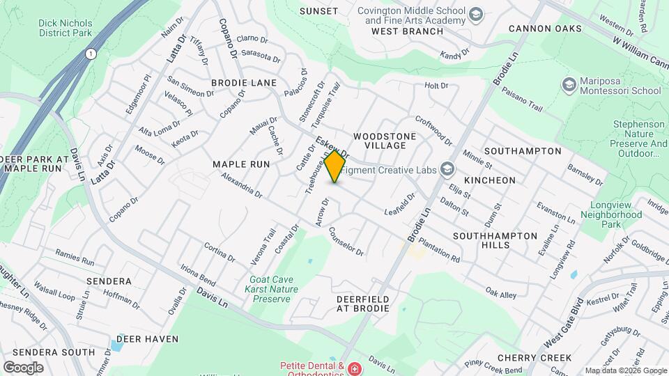 3817 Leafield Dr Map and Location Details