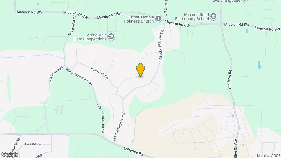 36 Etowah Ln SW Map and Location Details