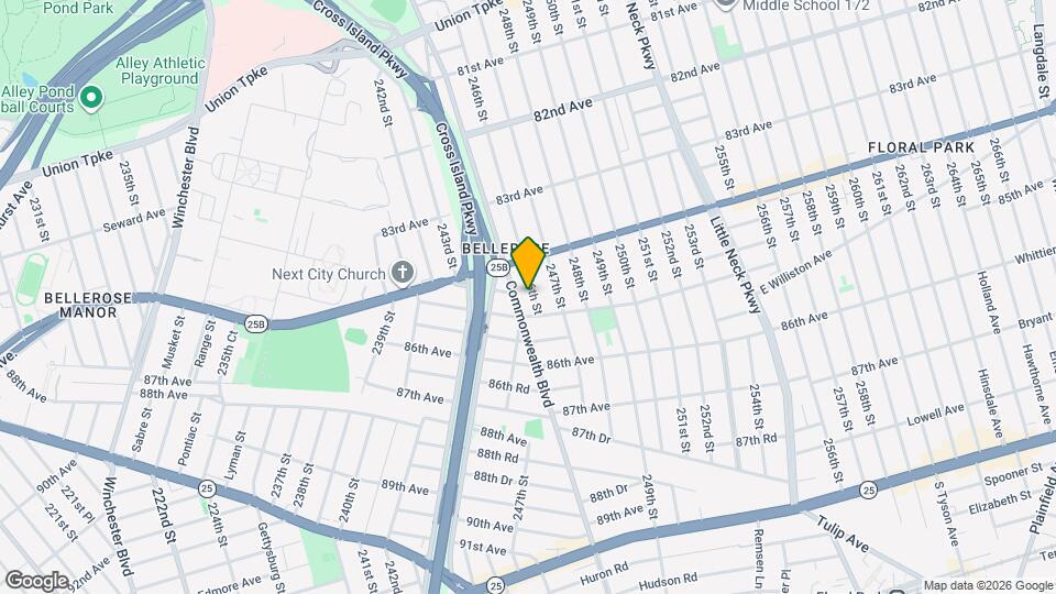 84-38 246th St Map and Location Details