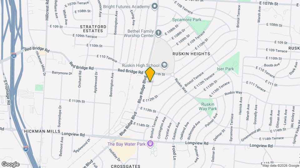 11110 Winchester Ave Mapa y Detalles de la Ubicación