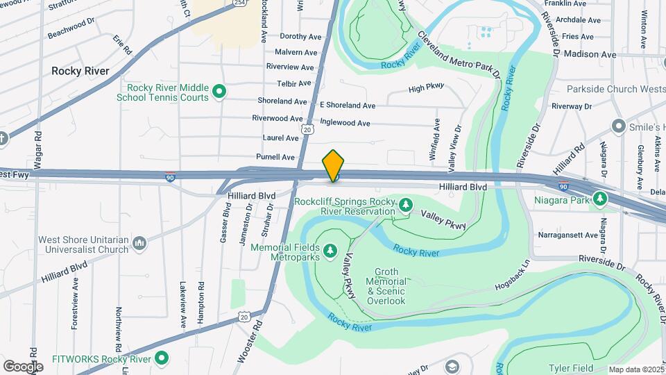 19101 Hilliard Blvd, Unit Apt 6 Map and Location Details