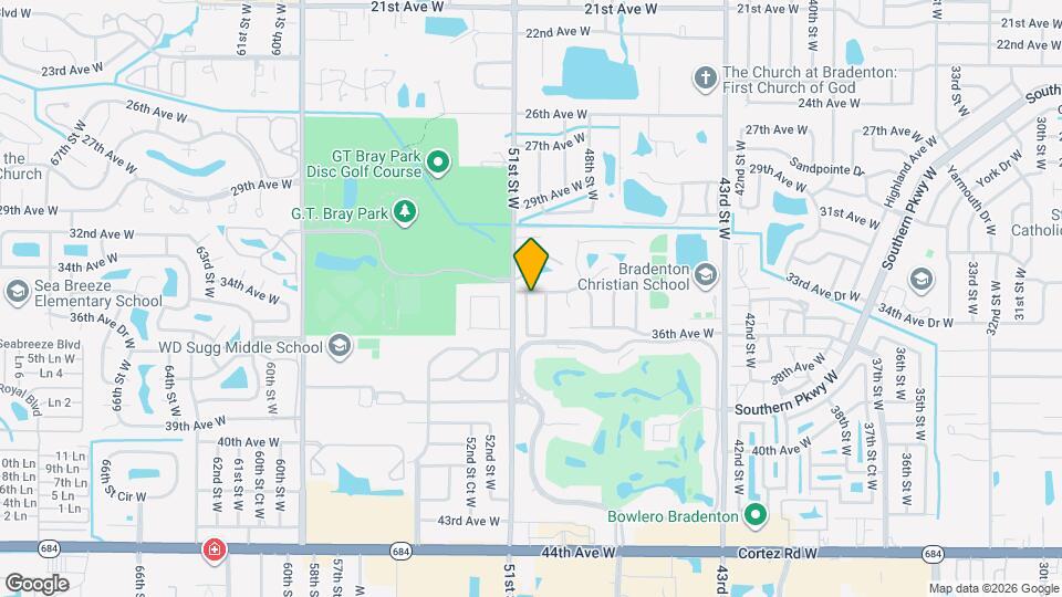 3401 50th St W Map and Location Details