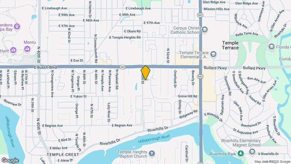 8727 N 50th St Map and Location Details