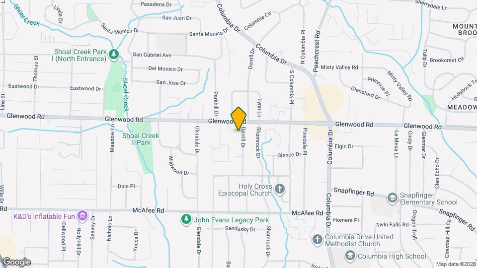 1847 Derrill Dr Map and Location Details