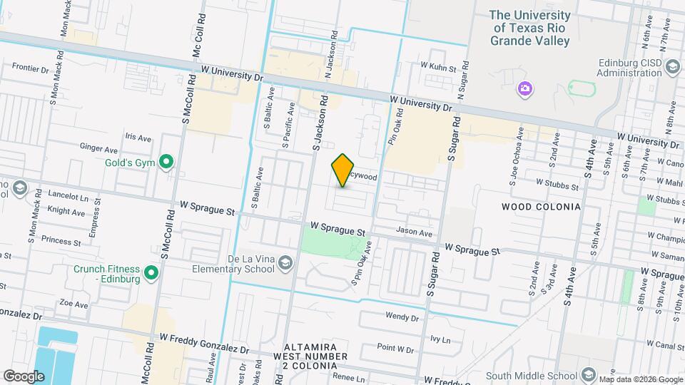 1916 Upland Dr, Unit 1 Map and Location Details