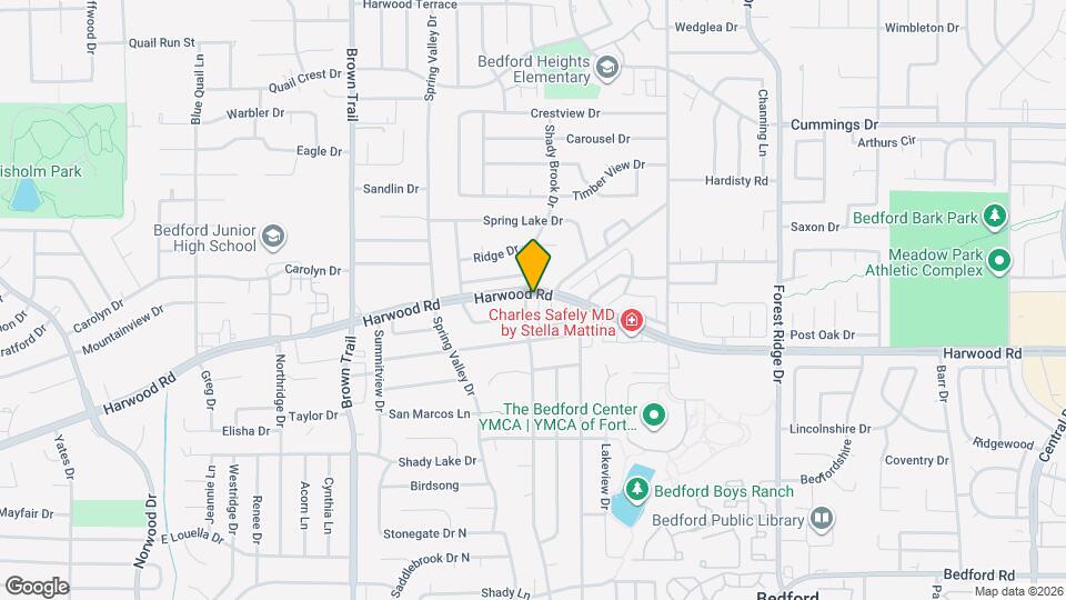 2832 Shady Brook Dr Map and Location Details