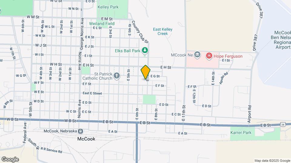 606 E 7th St Mapa y Detalles de la Ubicación