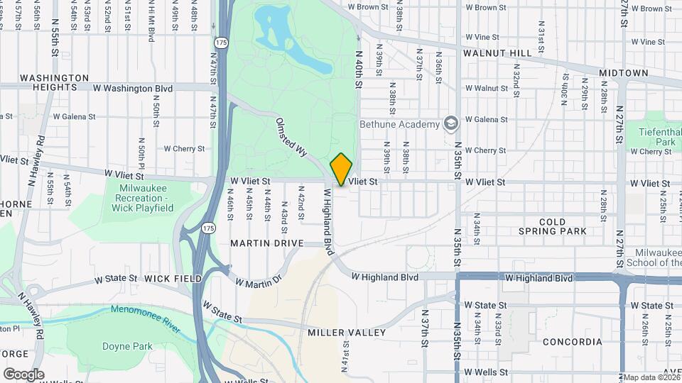 4266 W Highland Blvd, Unit lower Mapa y Detalles de la Ubicación