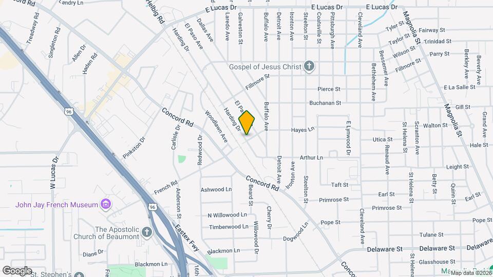 4010 Harding Dr Map and Location Details