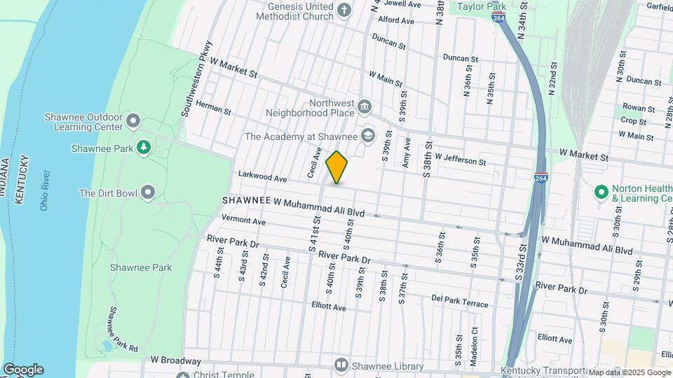 4020 Larkwood Ave Map and Location Details