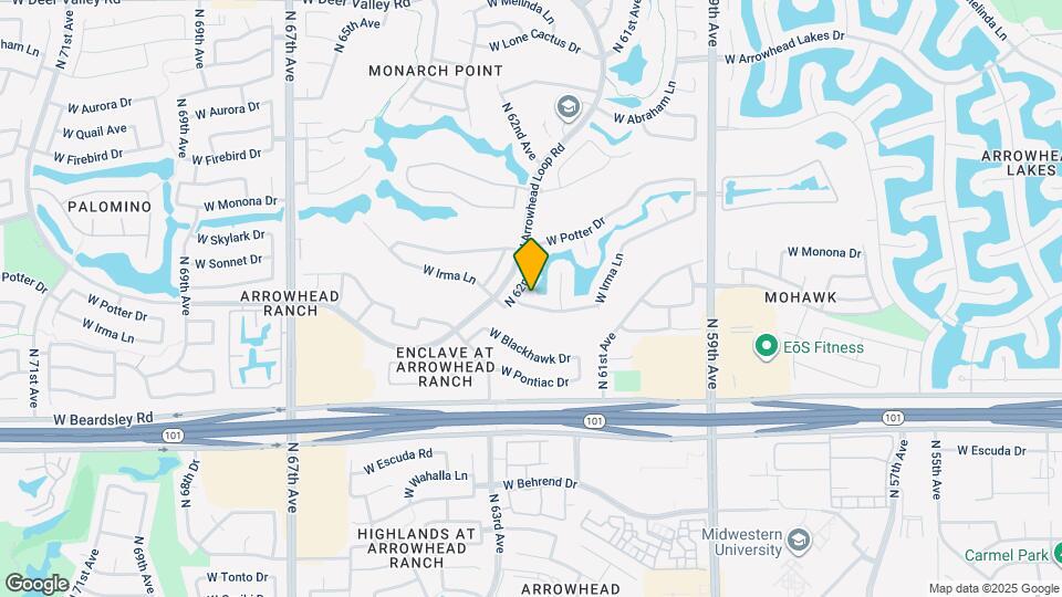 6230 W Irma Ln Mapa y Detalles de la Ubicación
