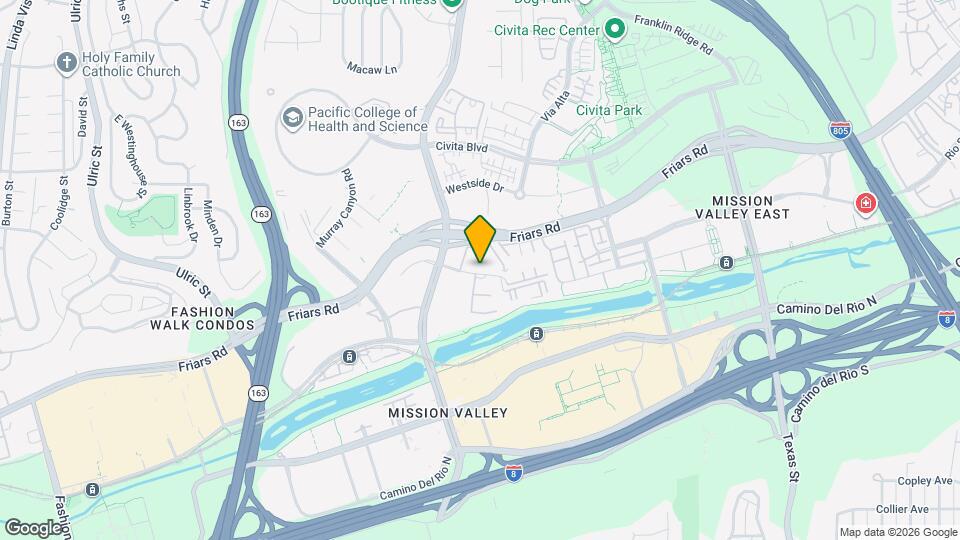 7958 Mission Center Ct Map and Location Details