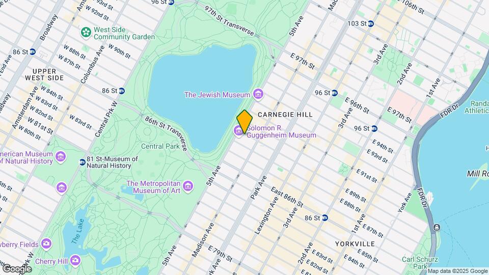 4 East 89th Street Map and Location Details
