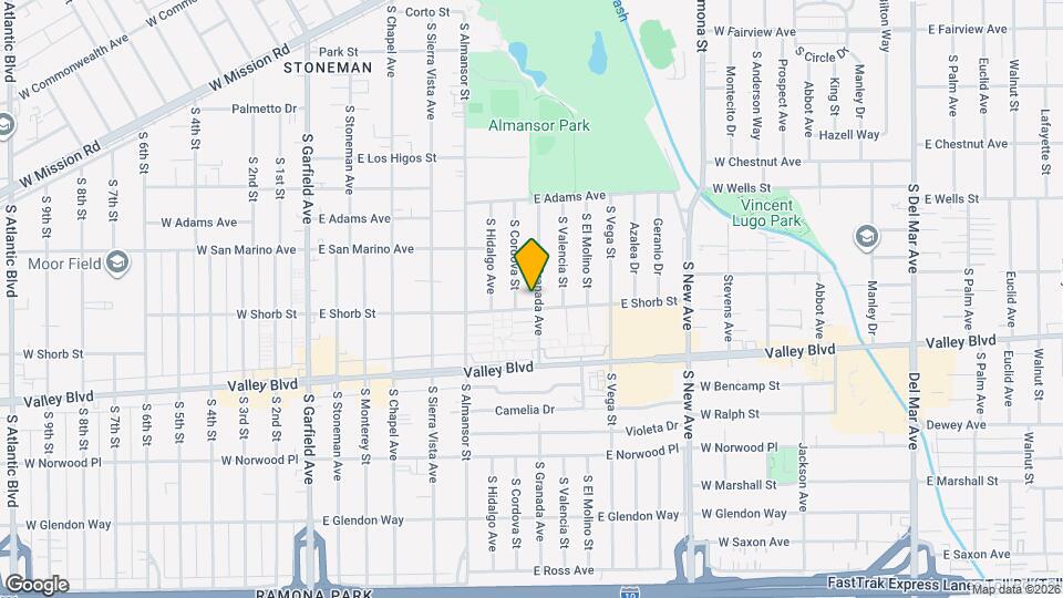 1145 S Granada Ave Mapa y Detalles de la Ubicación