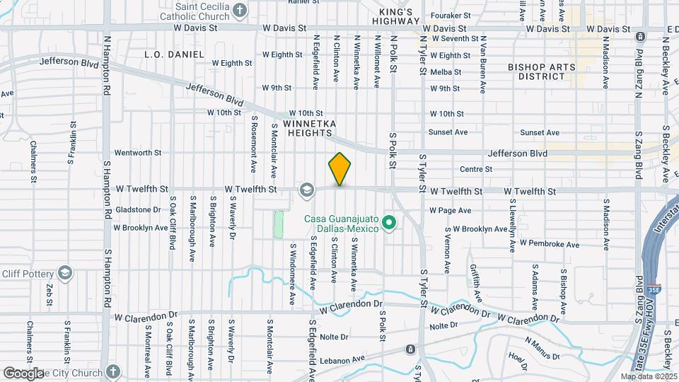 502 S Clinton Ave Mapa y Detalles de la Ubicación