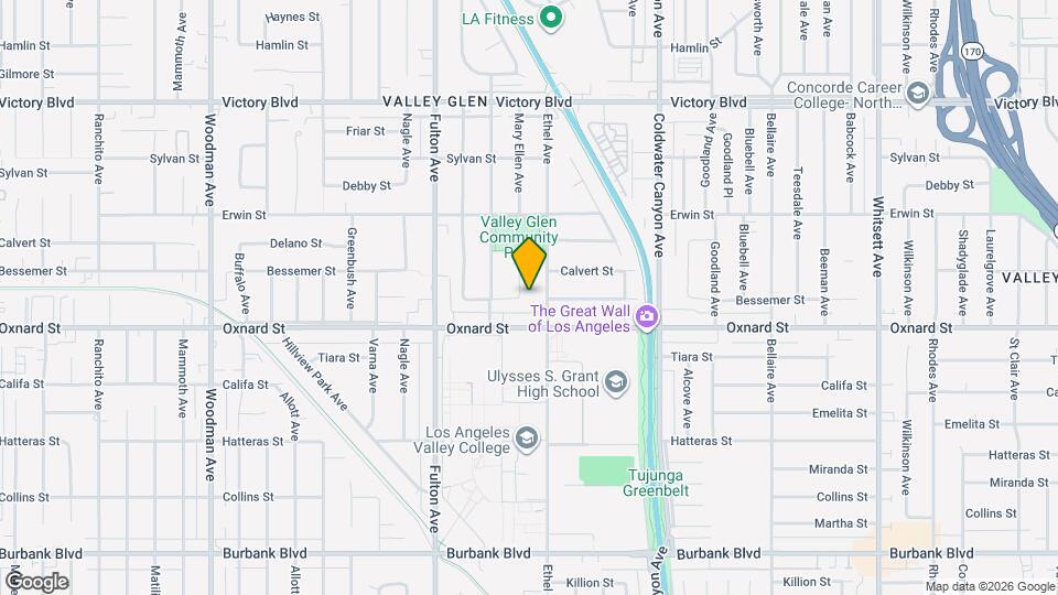 6034 Mary Ellen Ave Mapa y Detalles de la Ubicación