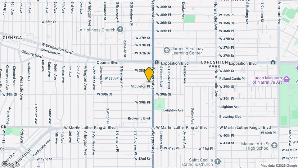 1615 Middleton Pl Map and Location Details
