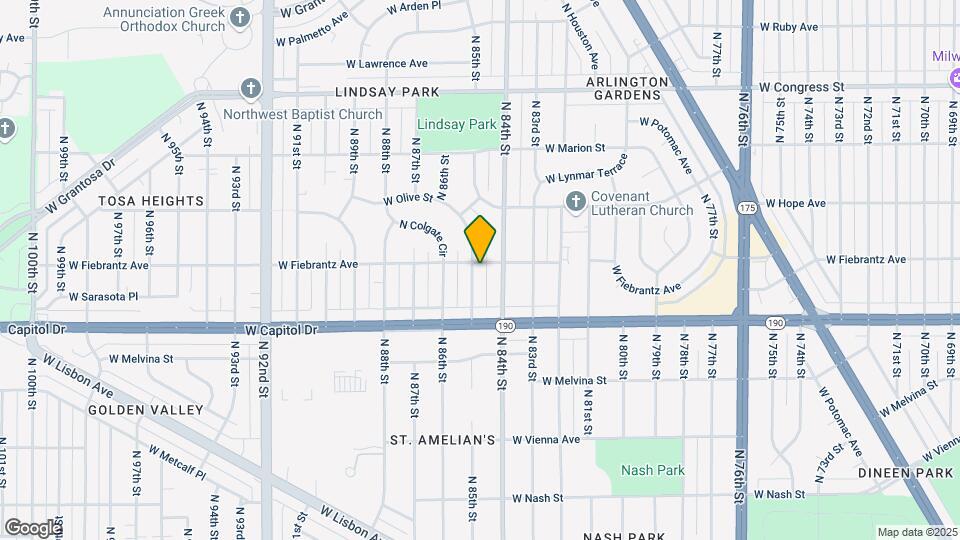 4074 N 85th St Map and Location Details