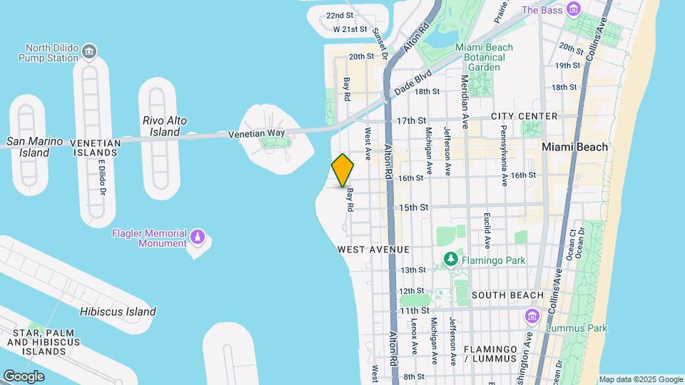 1510 Bay Rd Mapa y Detalles de la Ubicación