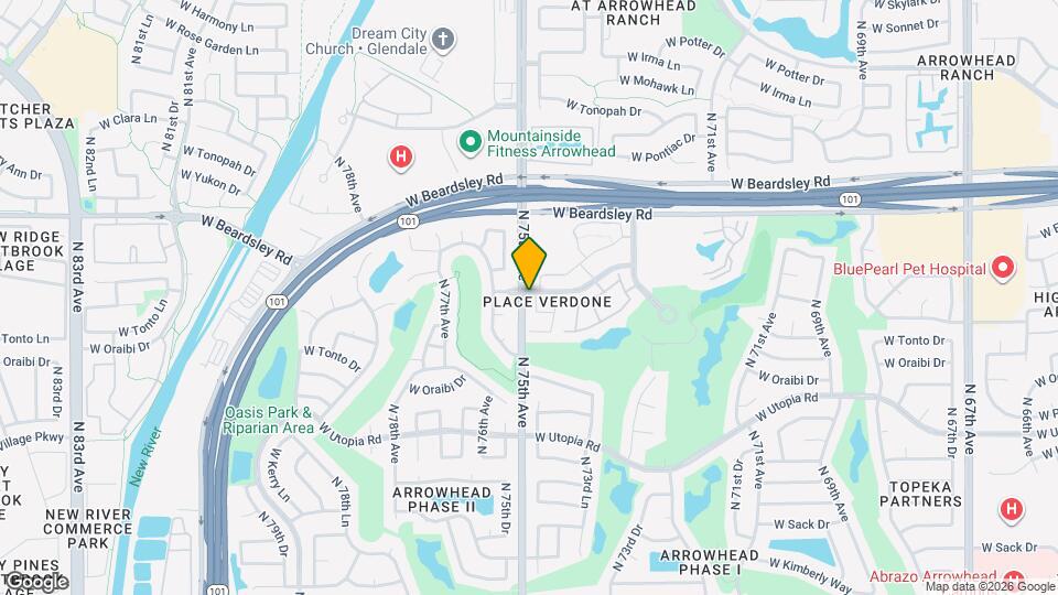 19992 N Matilda Ln Map and Location Details