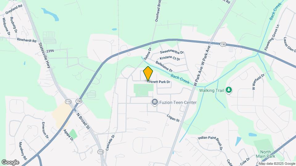 152 Everett Park Dr Map and Location Details