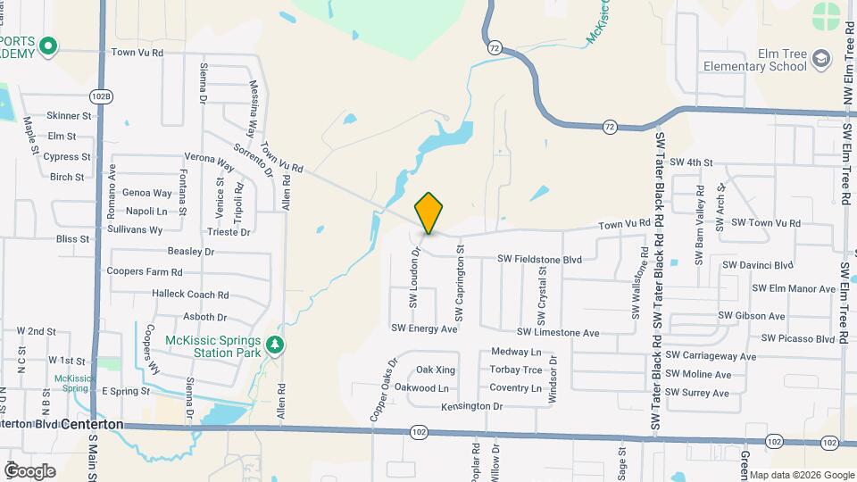 603 SW Loudon Dr Map and Location Details
