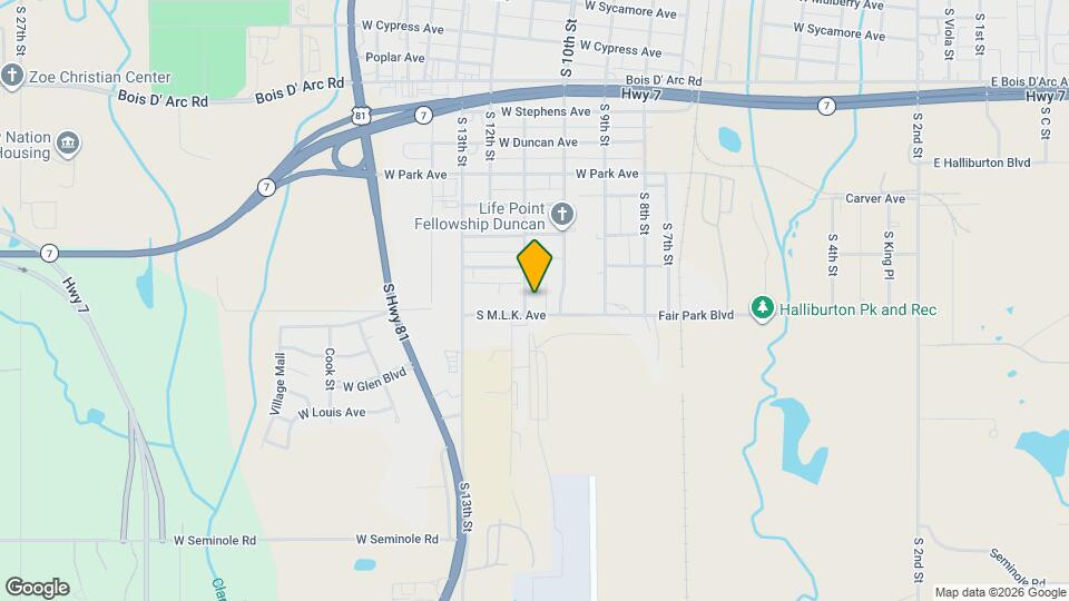 1510 S 11th St Map and Location Details