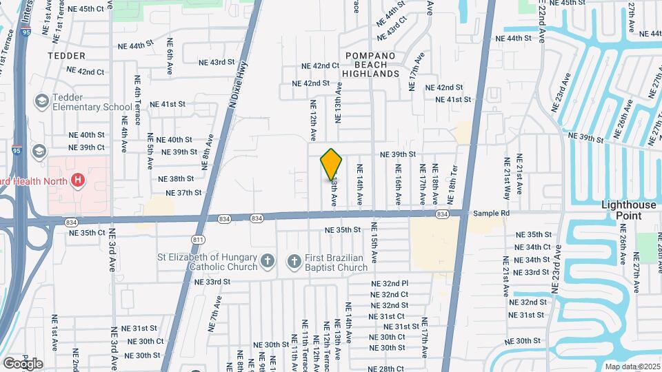 3721 NE 13th Ave Mapa y Detalles de la Ubicación