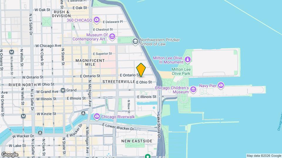 414 E Ohio St Mapa y Detalles de la Ubicación