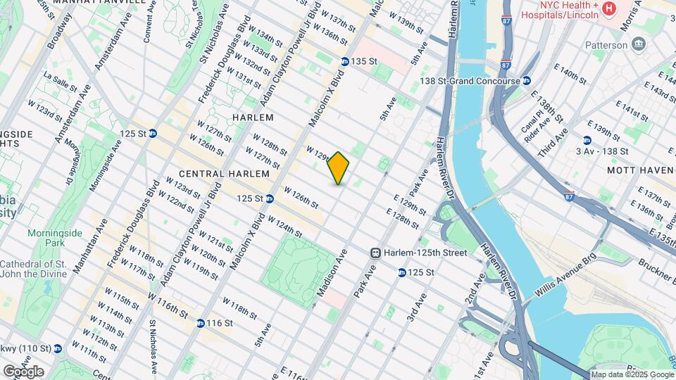 2070 Fifth Ave Mapa y Detalles de la Ubicación