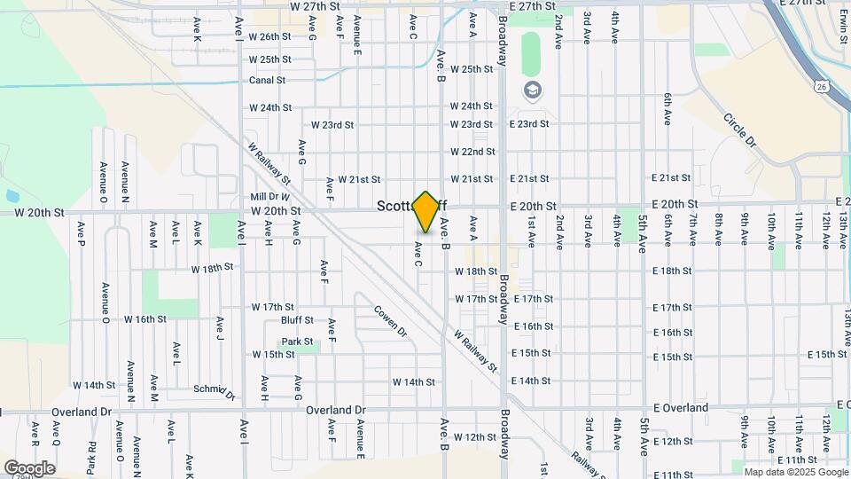 1901 Avenue C Mapa y Detalles de la Ubicación