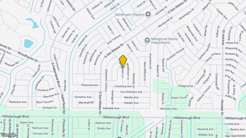 4306 Billingham Ln Mapa y Detalles de la Ubicación