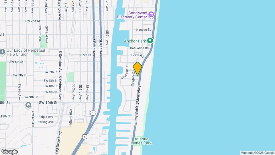 734 S Ocean Blvd Map and Location Details