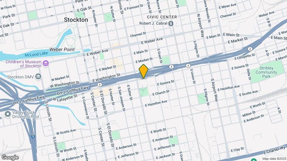 345 S American St Mapa y Detalles de la Ubicación