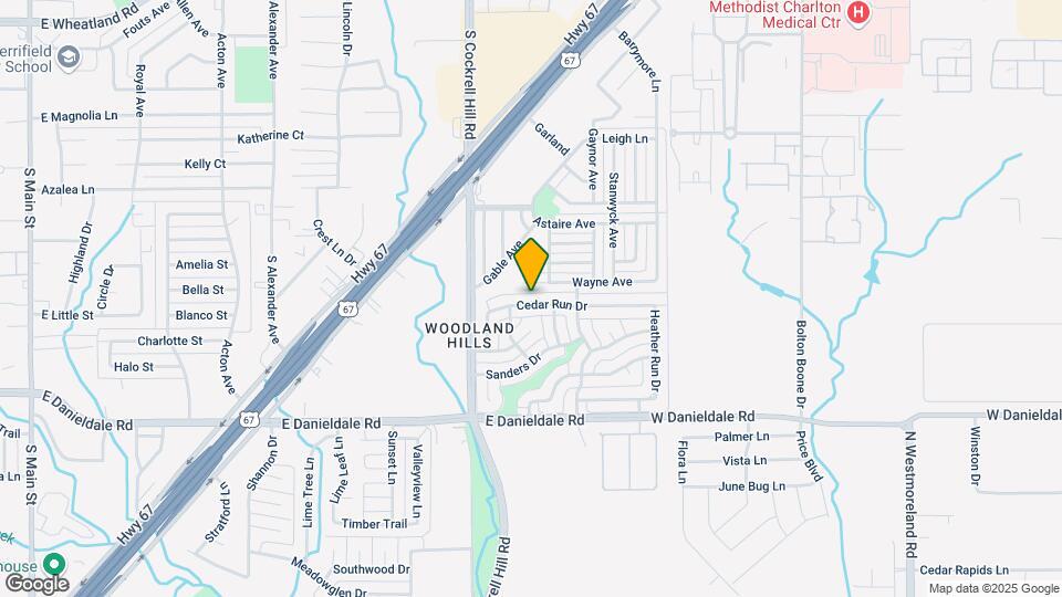 1015 Cedar Run Dr Map and Location Details
