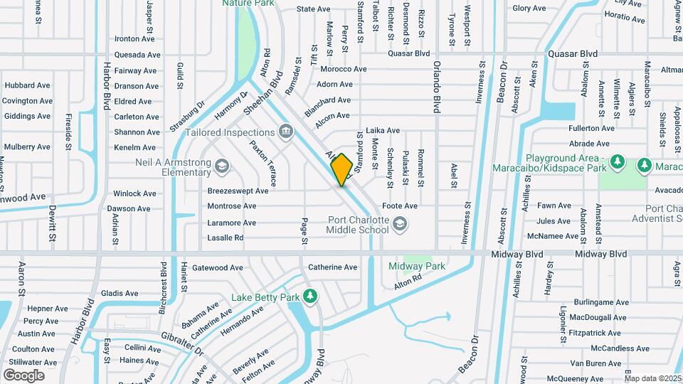 1596 Hayworth Rd Map and Location Details