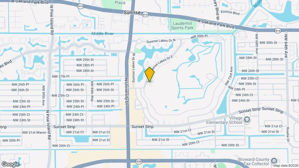 2707 NW 80th Ave Map and Location Details