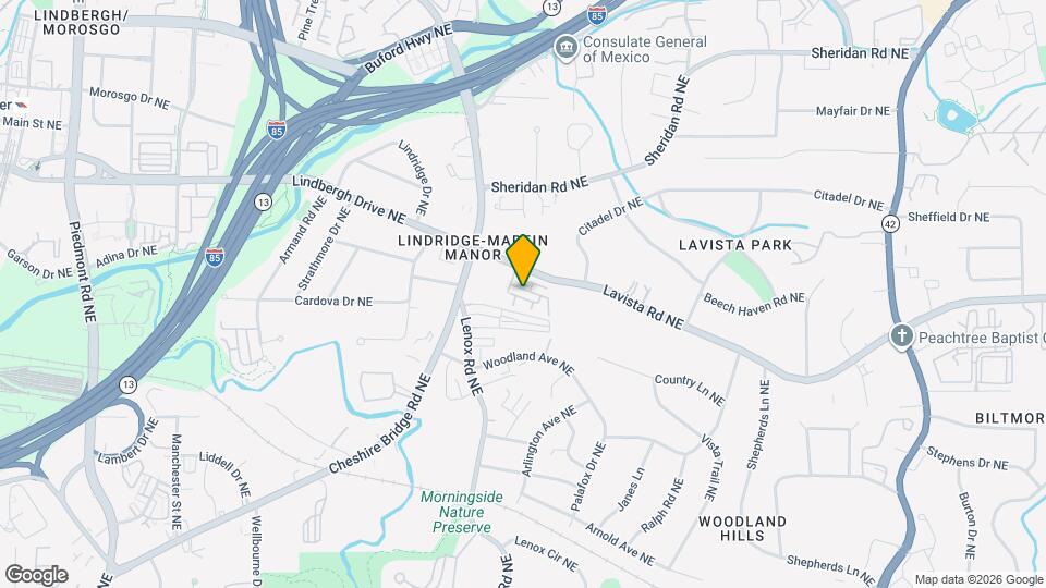 1197 Lavista Cir NE Map and Location Details
