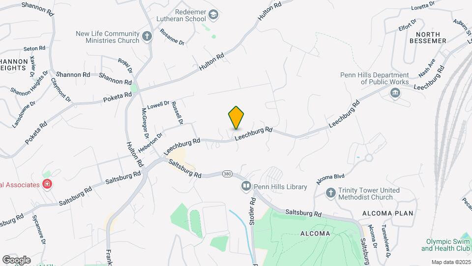 6347-6353 Leechburg Rd Map and Location Details