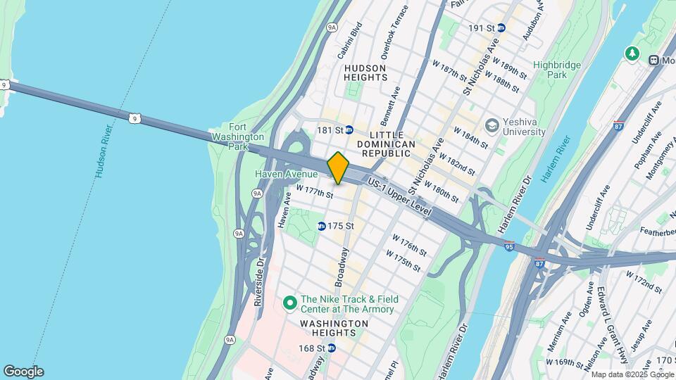 386 Fort Washington Ave Mapa y Detalles de la Ubicación