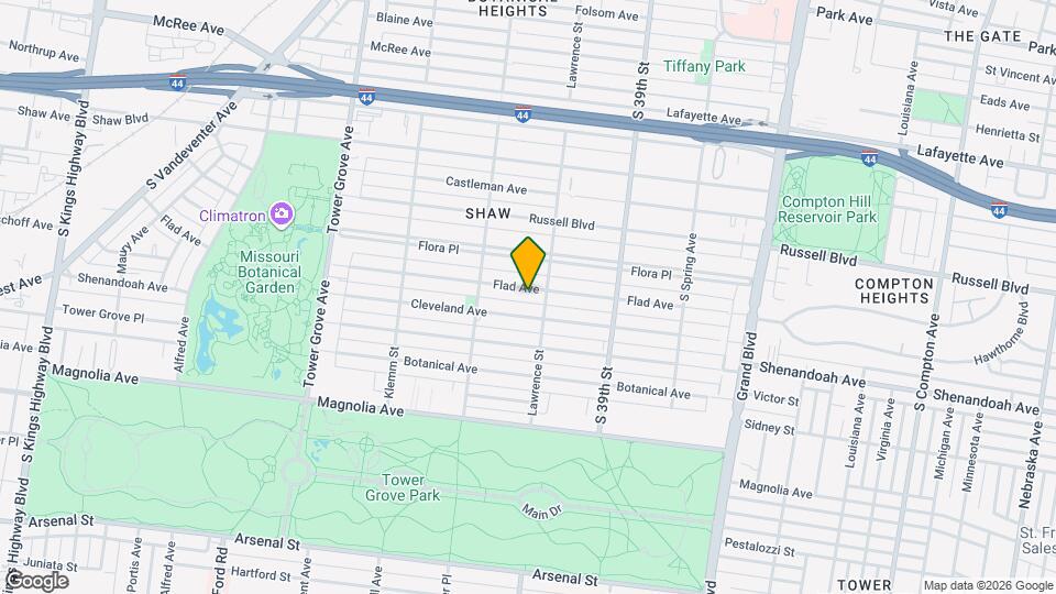 4016 Flad Ave Map and Location Details