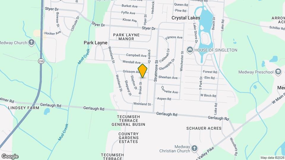 216 Braun St Map and Location Details