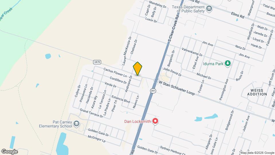 5905 Cactus Flower Ln Map and Location Details