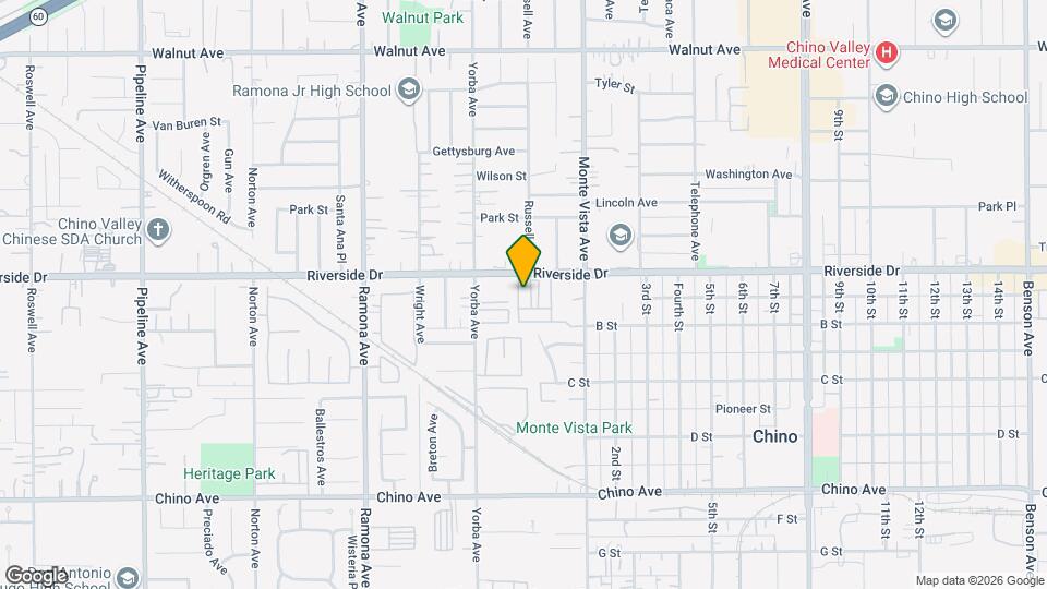 12943 Homestead Pl Map and Location Details