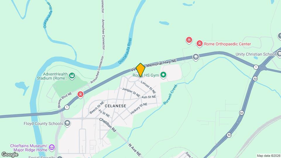 2 Locust St NE Map and Location Details