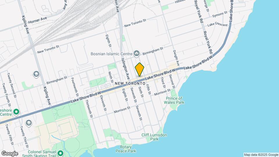 2894-2982 Lake Shore Blvd W Map and Location Details