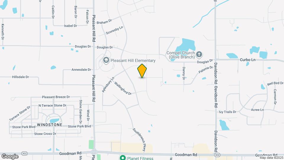 Beautiful NEW BUILD in Olive Branch, MS! Map and Location Details