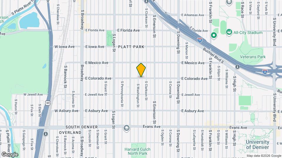 720 E Colorado Ave Map and Location Details