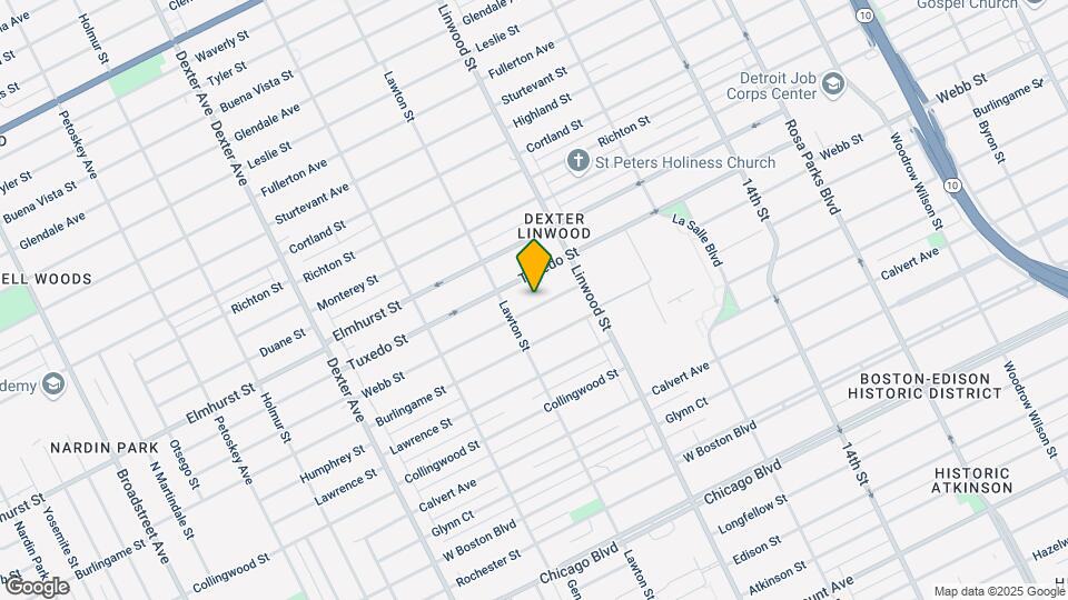 2704 Webb St Map and Location Details